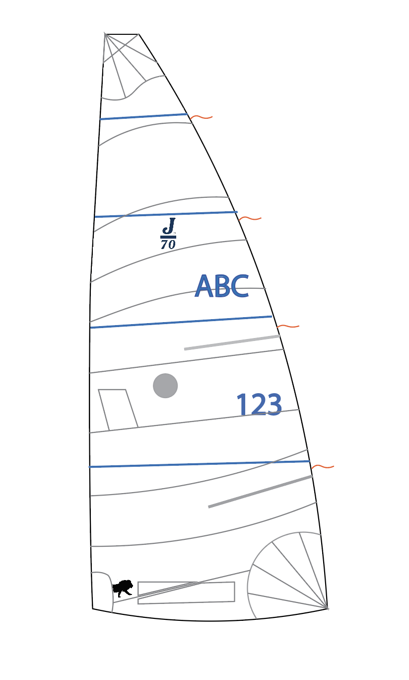J/70 ODR-1 Mainsail