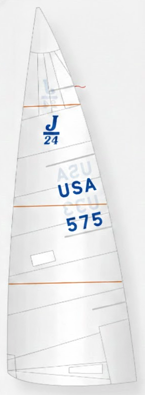 J/24 Racing Mainsail LS-Gold